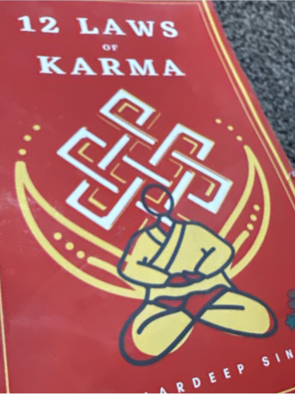 12 Laws of Karma by Manhardeep Singh Paperback 2024 Used Good - Picture 2 of 9